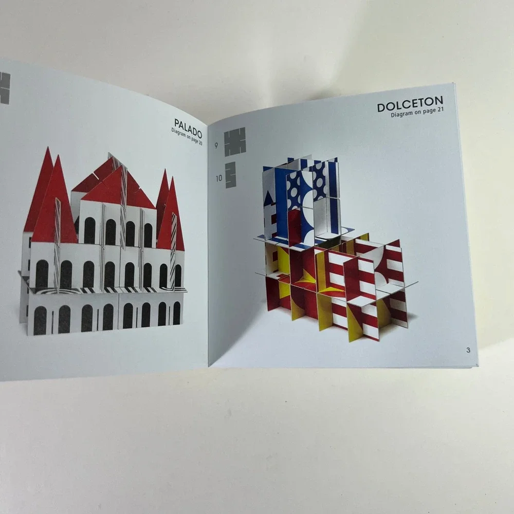ArchiTek Dominique Ehrhard Architectural Construction Game 95 Pieces 20 Models